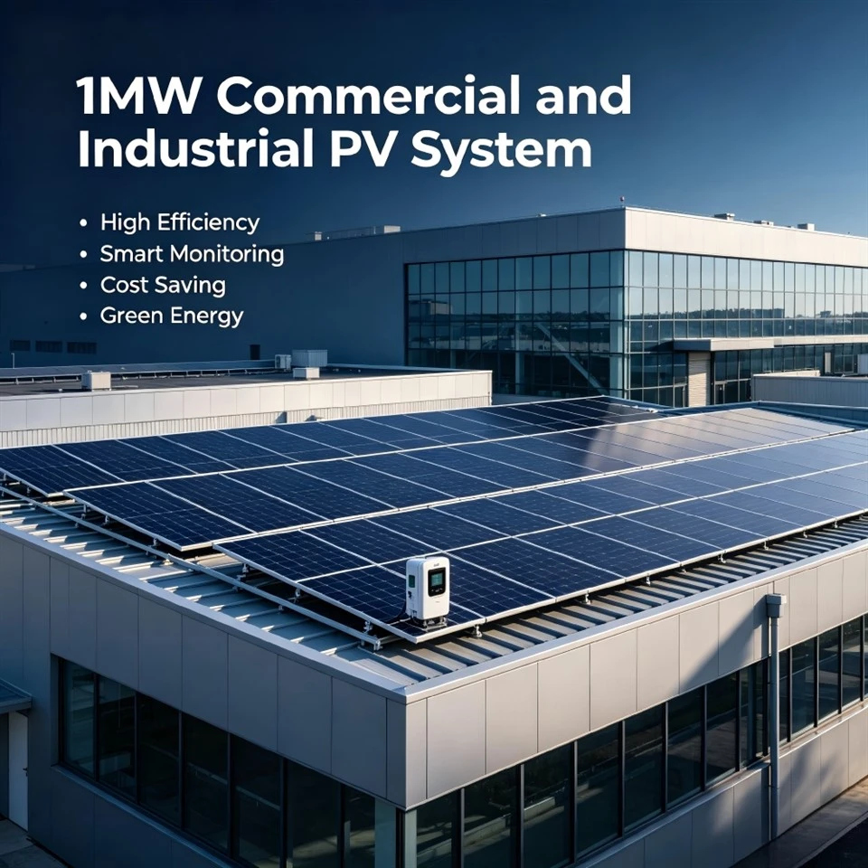 System PV Masnachol a Diwydiannol 1MW